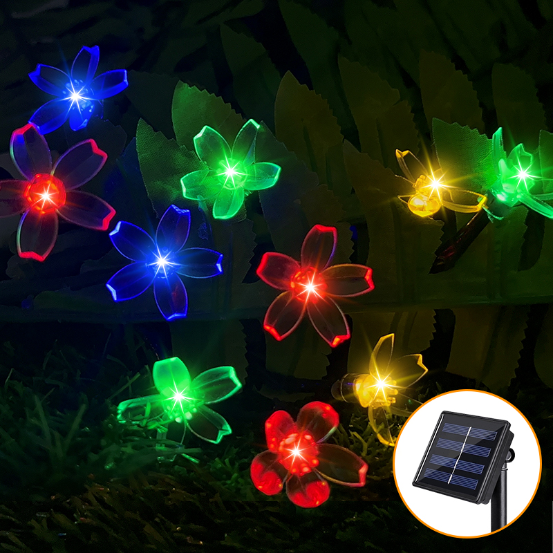 HCP170  太阳能彩花串灯